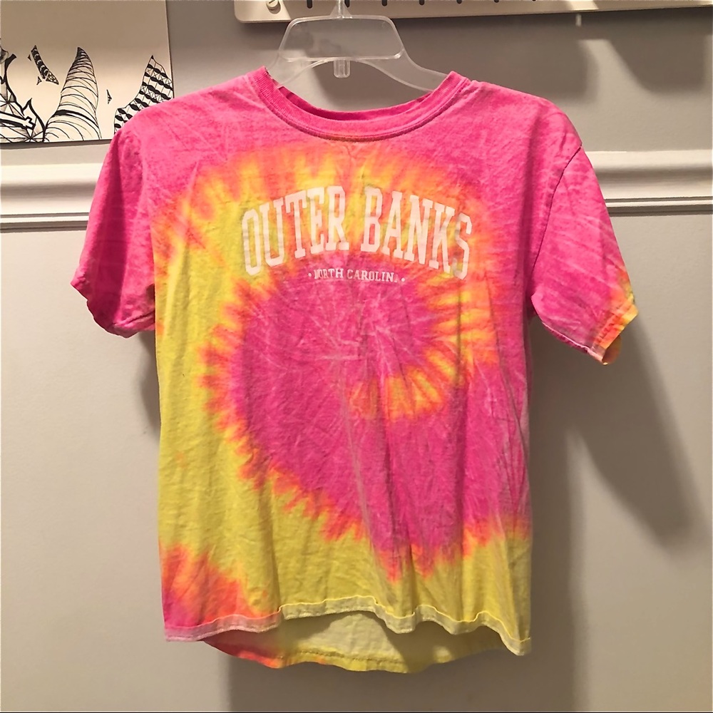 OBX Tie Dye Short Sleeve T-Shirt (Youth L)
